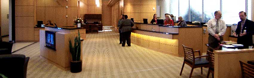 Bank lobby