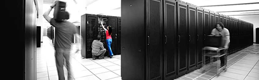 Inside a data center